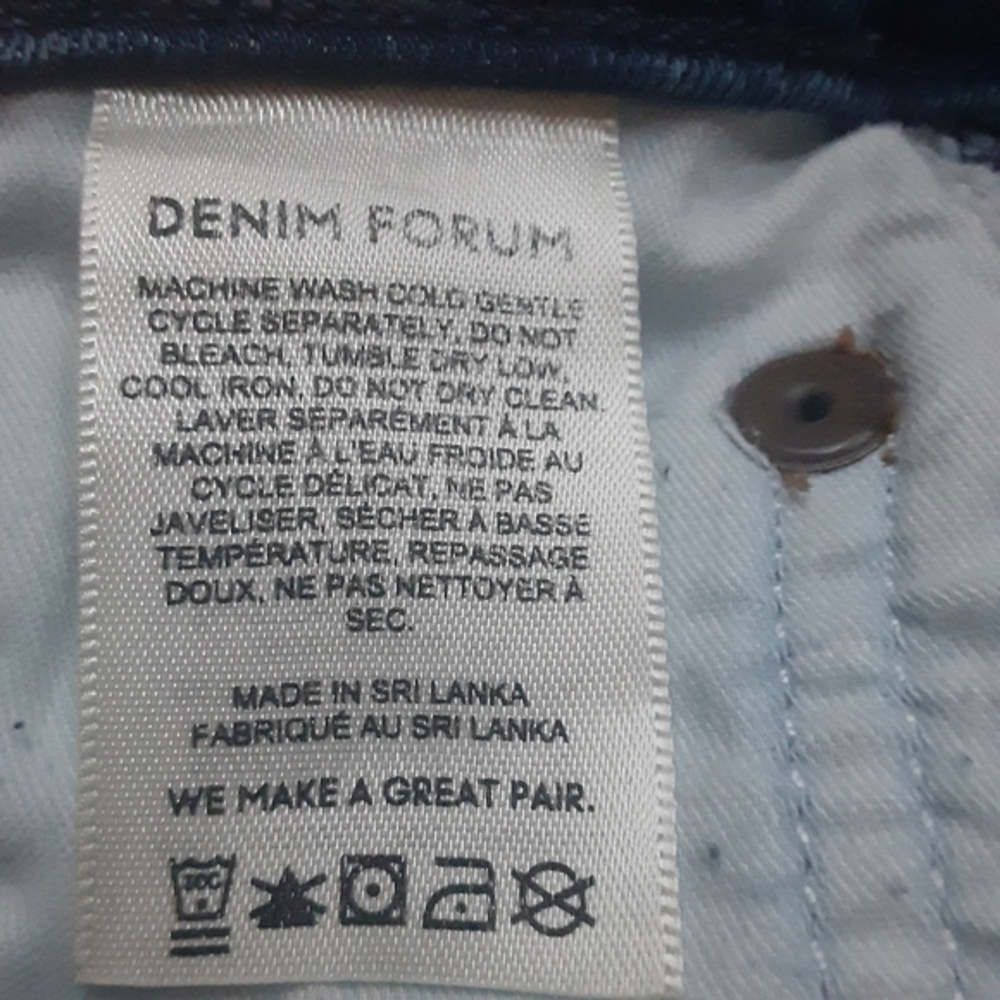 Aritzia Denim Forum Lola high rise skinny jeans,medium-light wash,27/30‎L - Picture 14 of 16